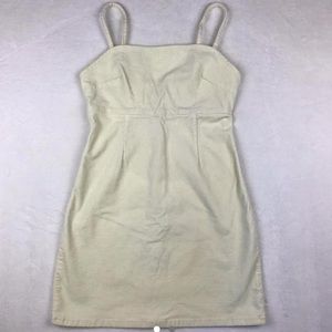 Pacsun pastel yellow corduroy dress